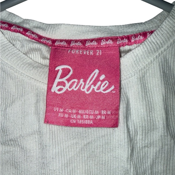 Y2K style Barbie embroidered long sleeve shirt - Picture 3 of 5